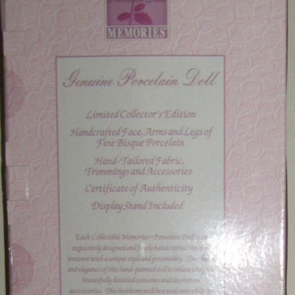 African American Victorian Style Porcelain Doll - Picture 5 of 5